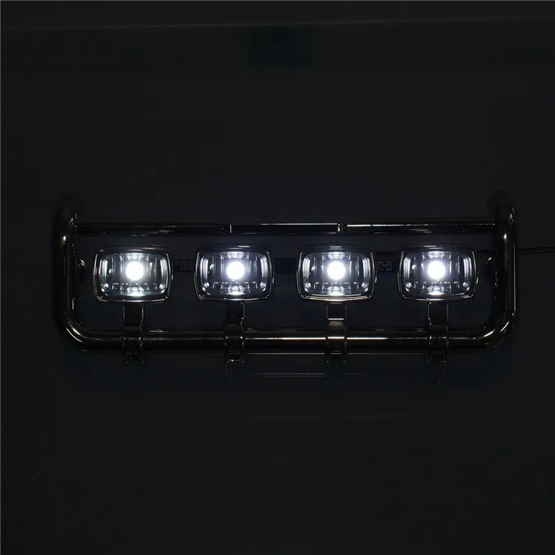 Led Roof Spotlight Pcb Board Light Front Face Chin Lamp For 1/14 Tamiya Rc Truck Trailer Actros 3363 56348 RC Model Truck Part