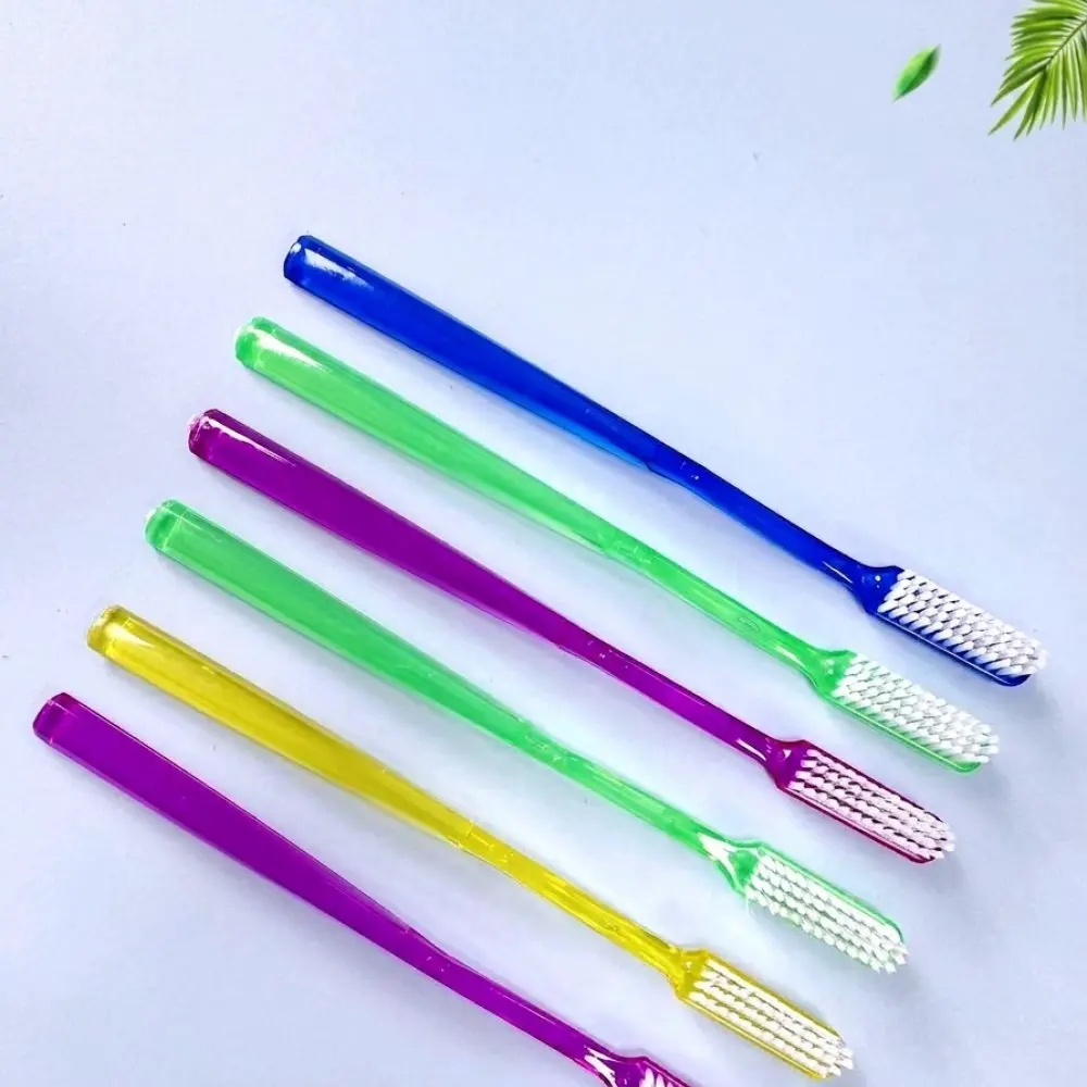 Adult Oral Care Toothbrush Hard Bristle Large Head Manual Cleaning Tools Daily Personal Hygiene Essentials For Family
