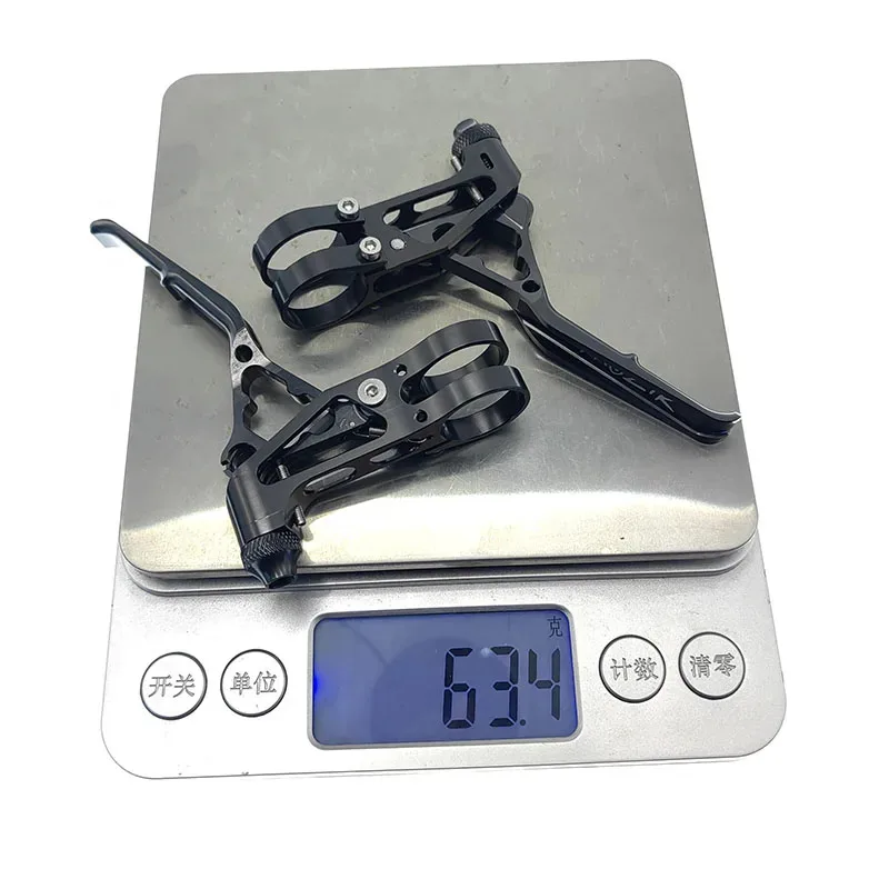 رافعة فرامل Taozik CNC، مقبض فرامل على شكل حرف V من سبائك الألومنيوم المجوف، مقبض فرامل قابل للطي للدراجات الجبلية، أجزاء إصلاح الدراجات #6