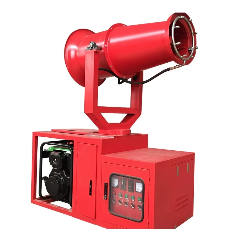 High Pressure Electric Metal Fine Misting Fog Dust Reduction Equipment Fog Cannon Vehicle Mounted Full-Automatic Spray