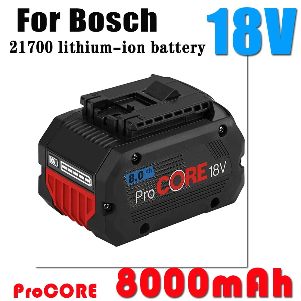 

Профессиональный беспроводной инструмент для Bosch 18 в 21700 Ач BAT618 BAT609 GBA18V80 батарея ProCORE запасная батарея