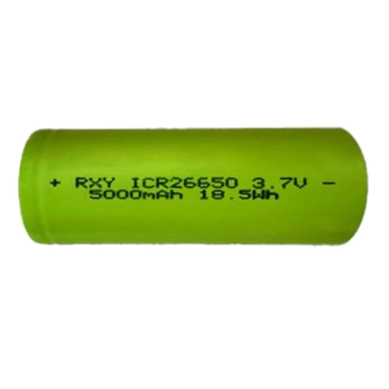 26650 Cylindrical Lithium Battery 3.7V 5000mAh for Strong Light Flashlight Camping Lamp Smart Bracelet Rechargeable Battery