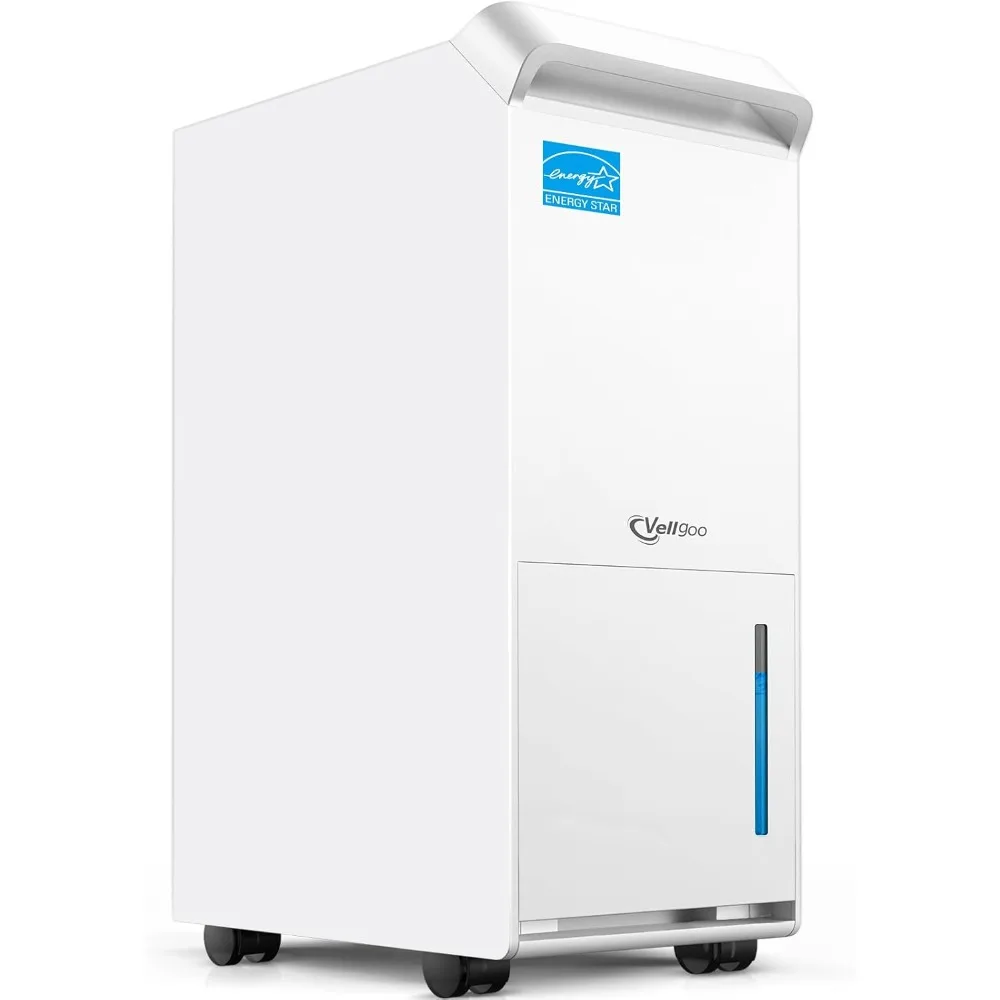 

Самый эффективный осушитель Energy Star 2024, 4,500 кв. футов, Осушитель воздуха на 52 пинта/день для подвала со сливным шлангом, интеллектуальная влажность