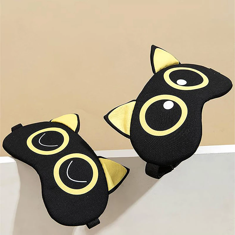 Cartoon Sleep Eye Mask Cute Funny Anime Eye Cover Sleeping Mask Kids Eye Shade Band Blindfolds Sleep Aids Travel Rest Eyepatch