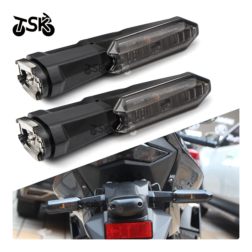 For Kawasaki Z900 Z1000 Z800 Z750 Z650 Z300 Z400 Z125 Motorcycle LED Turn Signal Indicator Lights Blinkers view 4