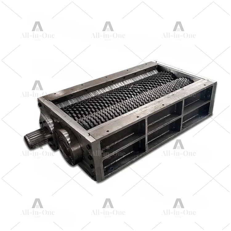 Multifunctional Cardboard Plastic Tire Rubber Wood Pallet Shredder Cutting Blades Chamber Box