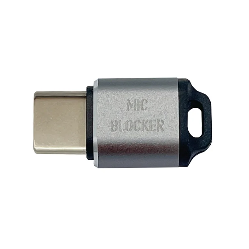 BNVN-2X قفل الميكروفون USB C MIC حاصرات ميكروفون الصوت حارس الأمن لأي أجهزة USB C الكمبيوتر المحمول الهاتف الذكي رمادي #3