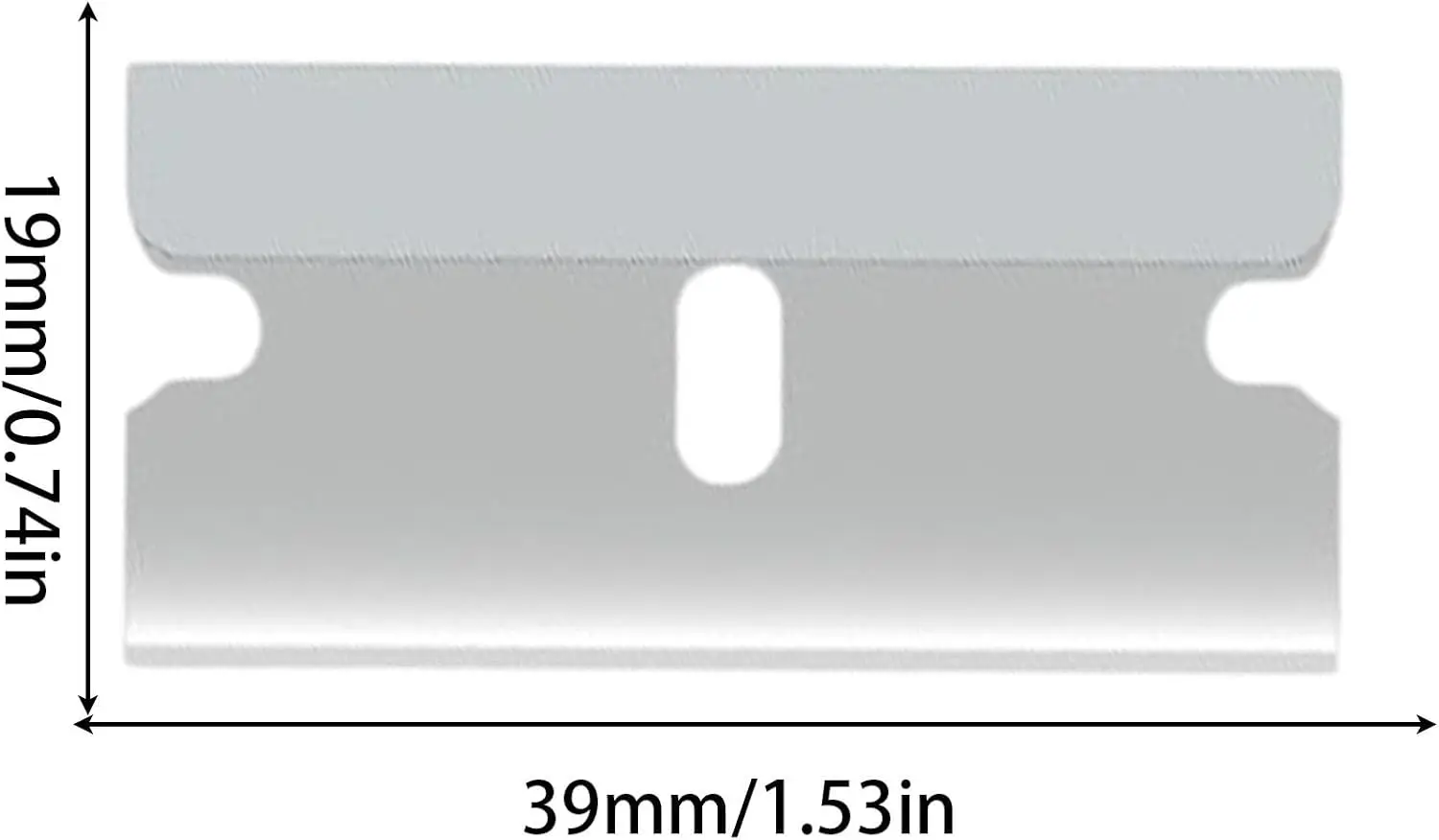 Vervangende schraperbladen Lijmschraper Cutter Autosticker Remover Glasverfschraper Reinigingsgereedschap voor het verwijderen van labelijm