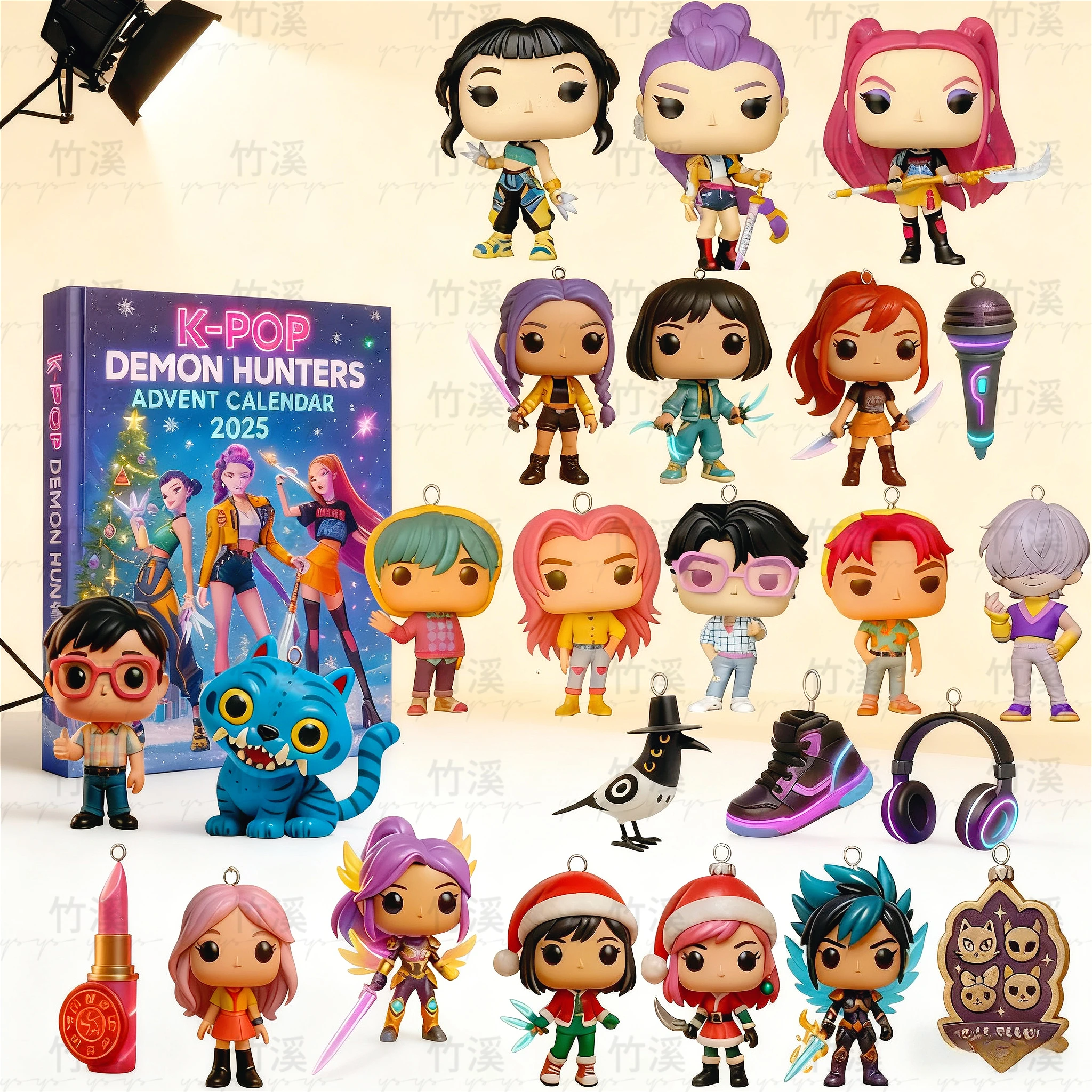 Mystery Blind Box - Christmas Advent Calendar with Collectible Characters. Exclusive Surprise Toys