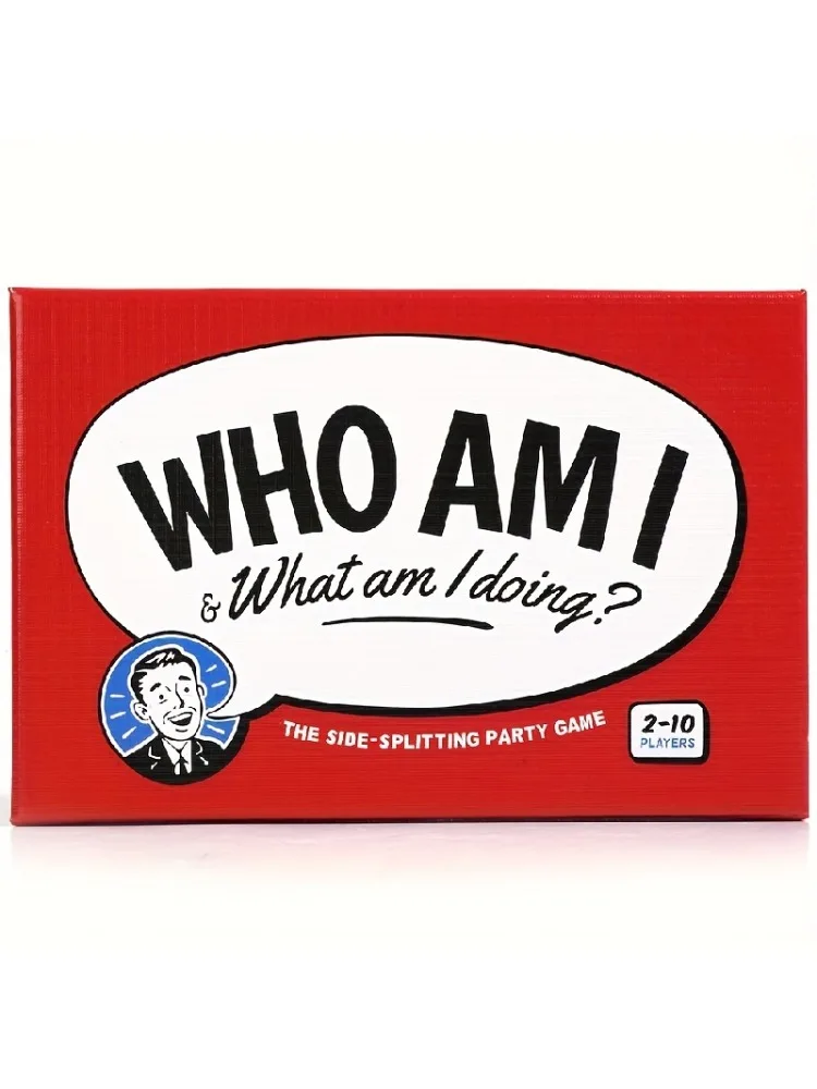 Who Am I & What Am I Doing - Hilarious Multiplayer Card Game for Adults, Couples & Families