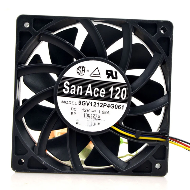 

Y+New 9GV1212P4G061 For SANYO San Ace120 12V 1.68A cooling fan