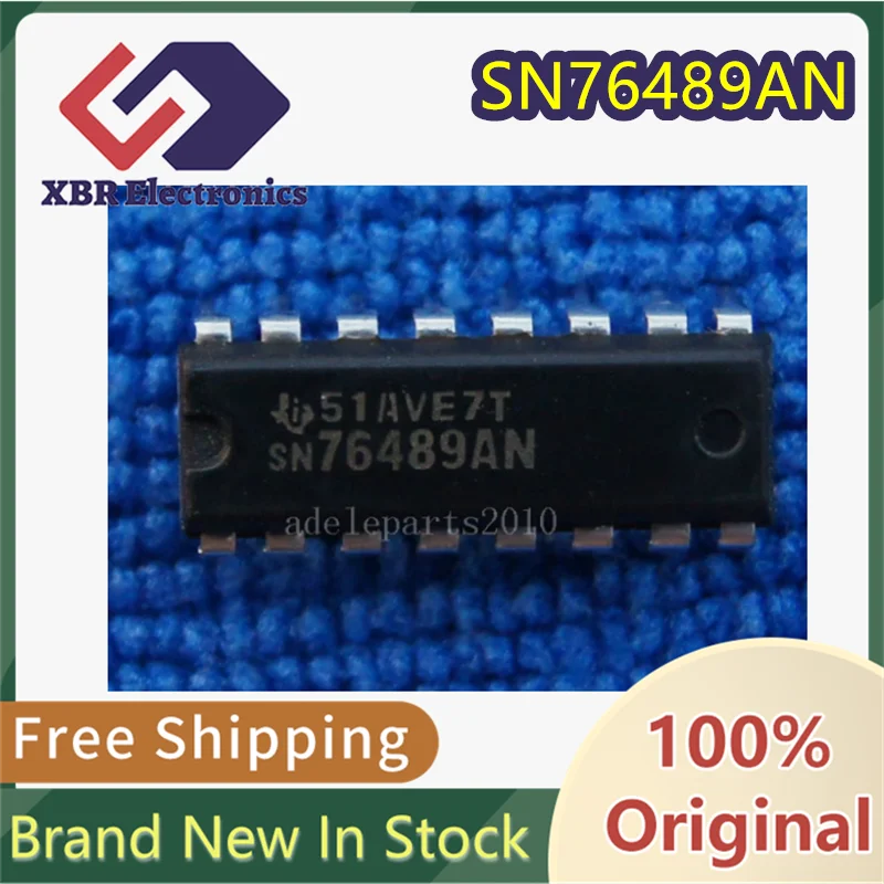(20/50 piece) SN76489 SN76489AN Package DIP16 Logic Flip-Flop Brand New Genuine Authentic In Stock