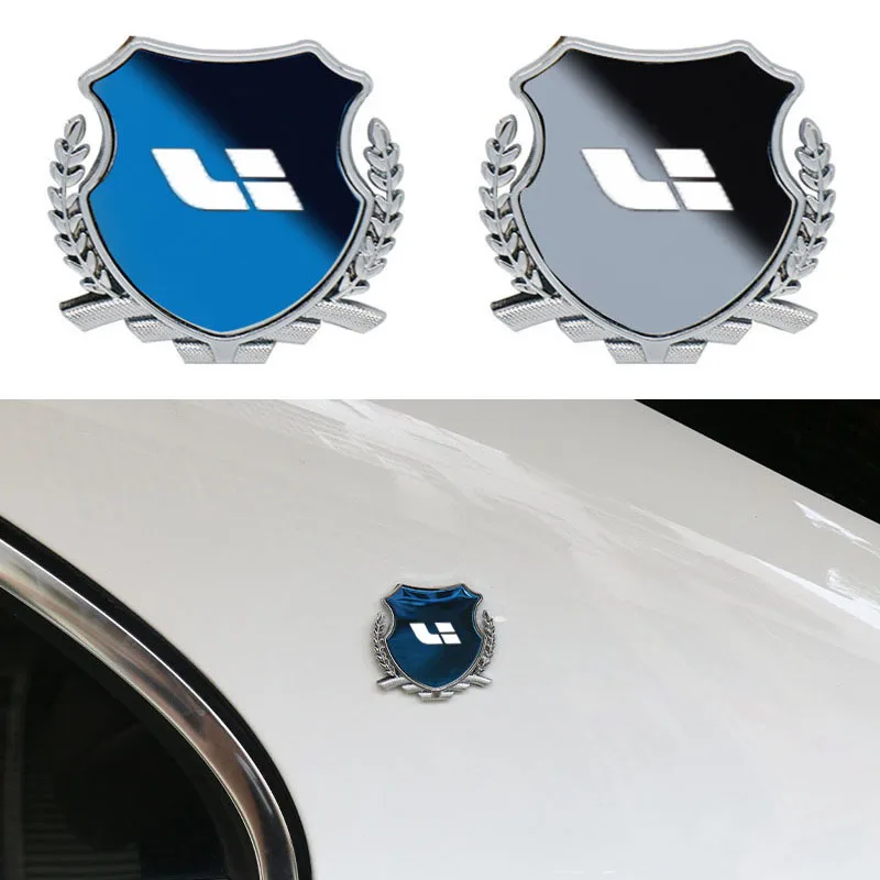 

Зеркальный эффект, боковая эмблема кузова автомобиля, наклейка из сплава, значок на заднее окно, украшение для Li Auto LeadingIdeal ONE L6 L7 L8 L9 i8 i6