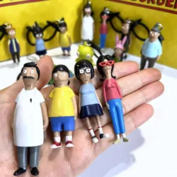 New Bob Burgers Cartoon Action Figure Collectible Souvenir Anime Figures Ornament Model Statue Backpack Decoration Toys Gift