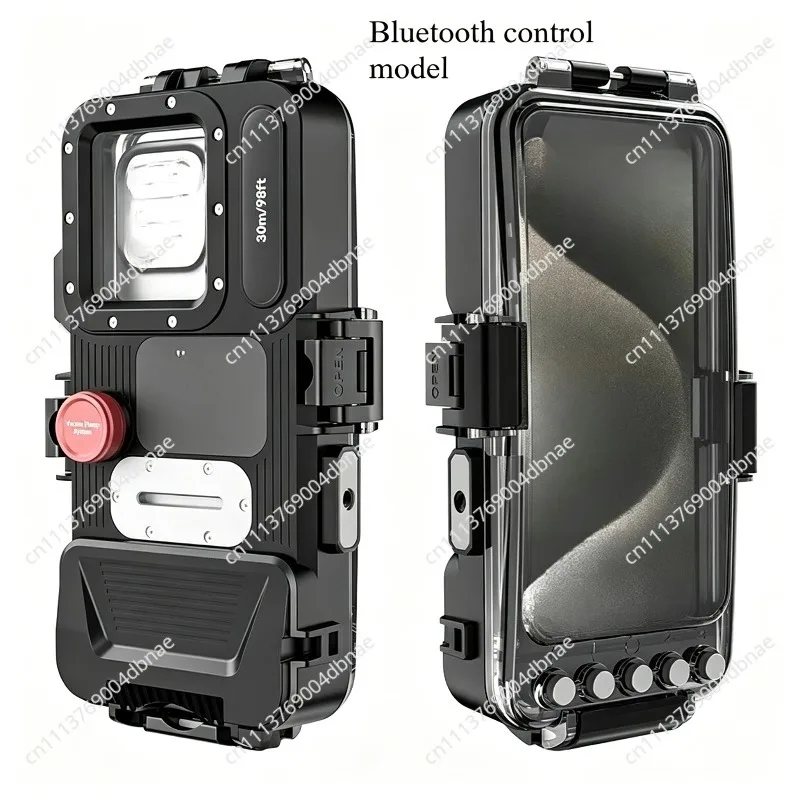 Professional Diving Phone Case 60m Waterproof Full Seal Housing for Snorkeling Swimming Underwater Photography