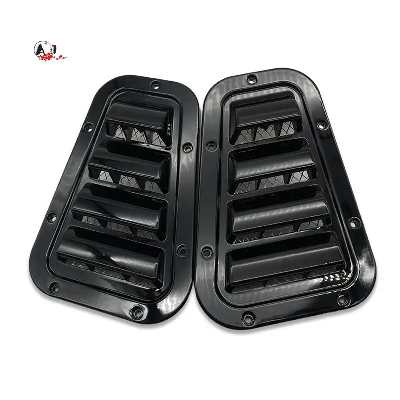 

A10E-1 Pair Front Hood Side Trim Cover Hood Vent Intake Vent Snow Cover For Land Rover Defender 2003-2019 New High Quality