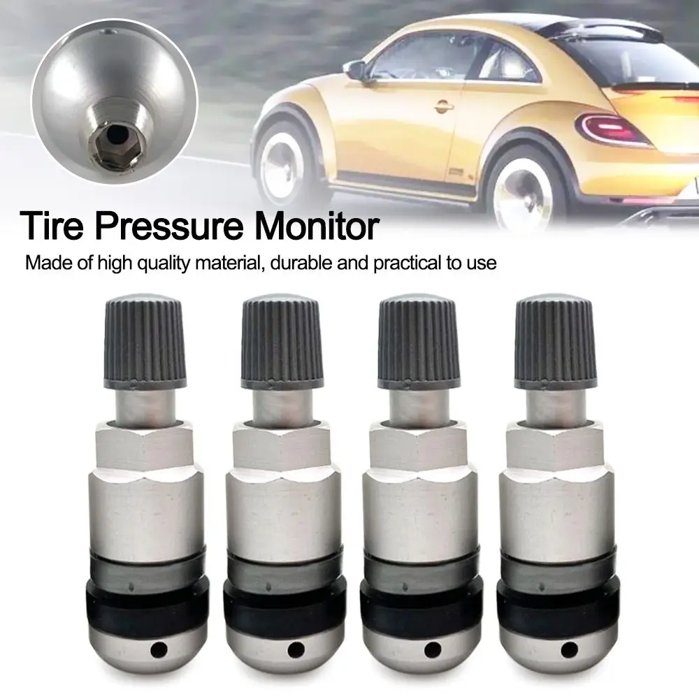 4Pcs For BMW Audi Sensor Valve Valve Stem TPMS Valve Pressure Sensor Aluminum Alloy Tyre