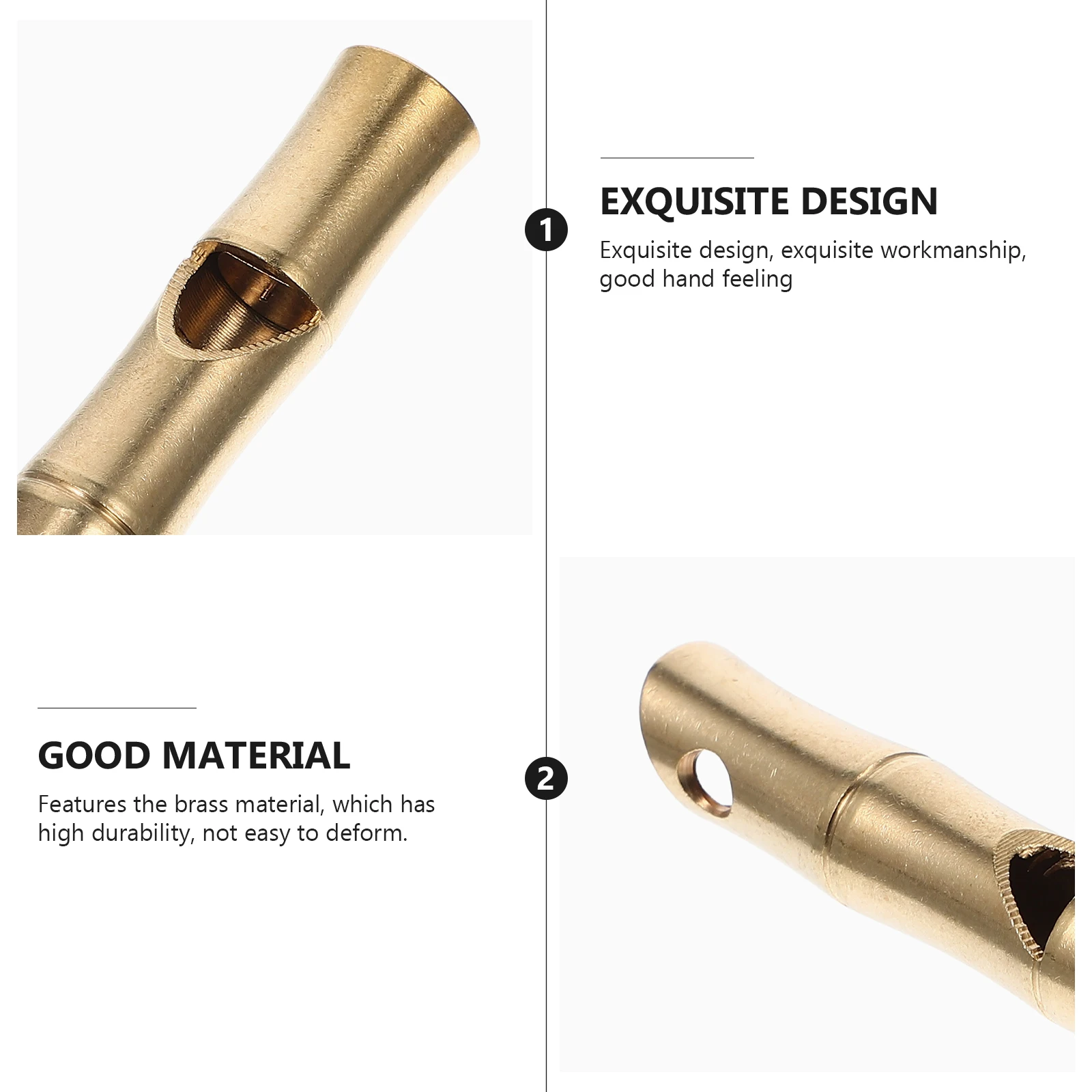 

Loud Brass Whistle Keychain Pendant Lightweight Travel Hiking Whistle Outdoor Accessories Gift for Teachers
