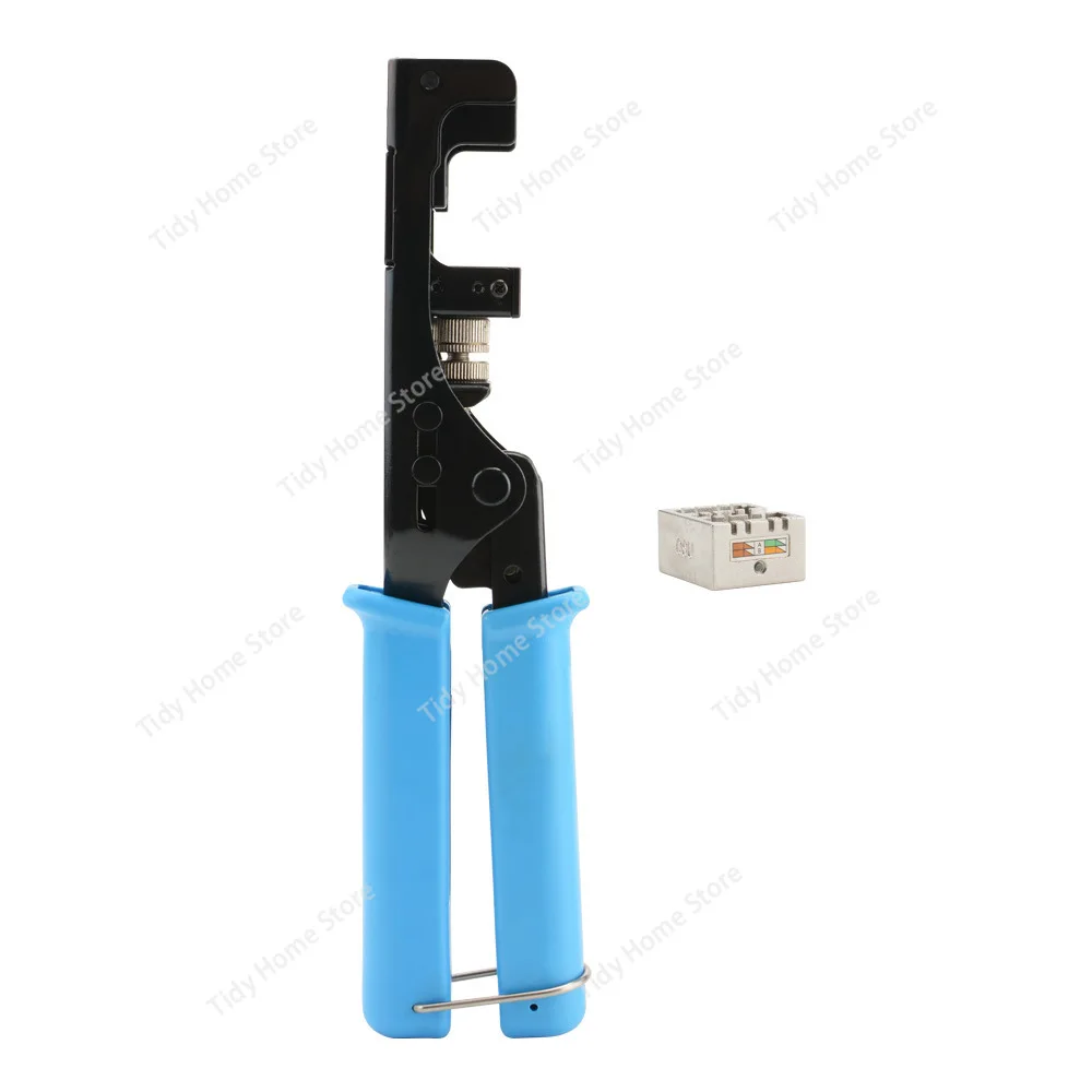 

Network Cable Module Crimping Tool, 180-Degree Crimping Pliers