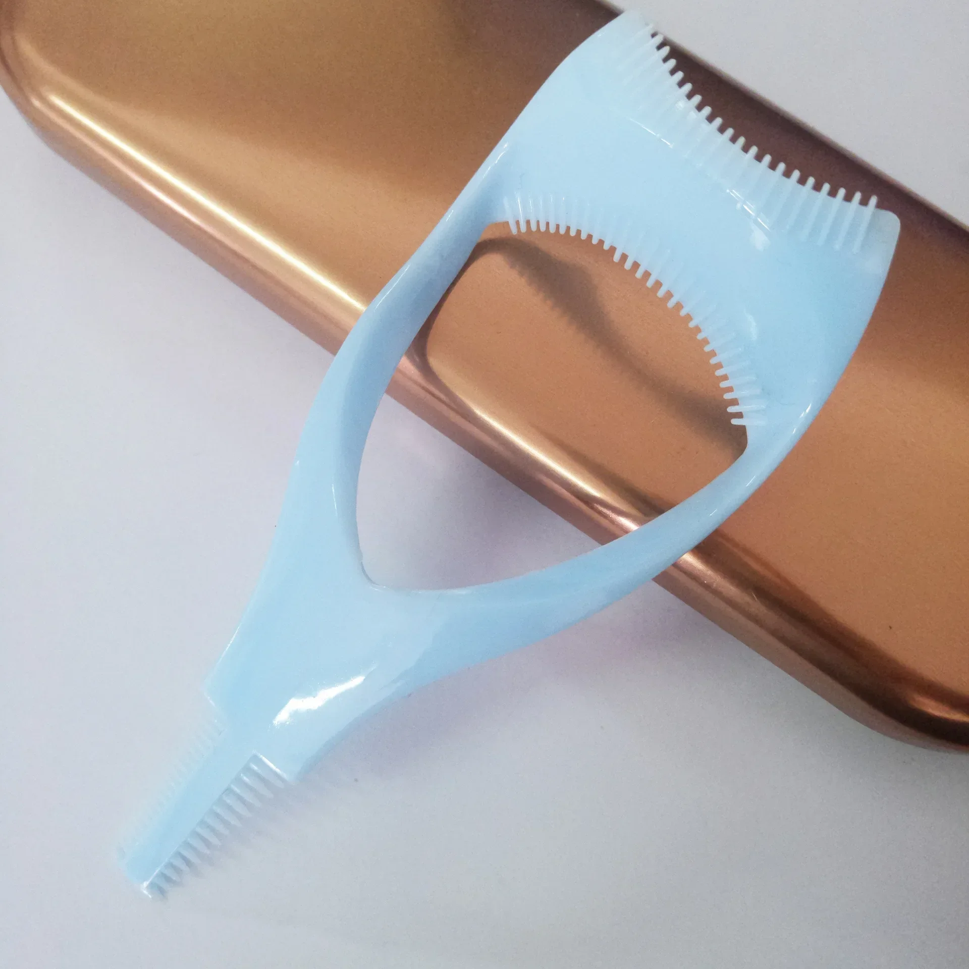 Bouclier de mascara 3 en 1, outils de maquillage, bigoudi, applicateur, peigne, carte de guidage, outil cosmétique de beauté, 1 pièce