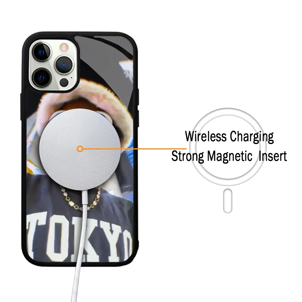 Bruno Mars Singer(1) Phone Case For IPhone 11 12 13 14 15 Plus Pro Max Mirror Acrylic Cover For Magsafe