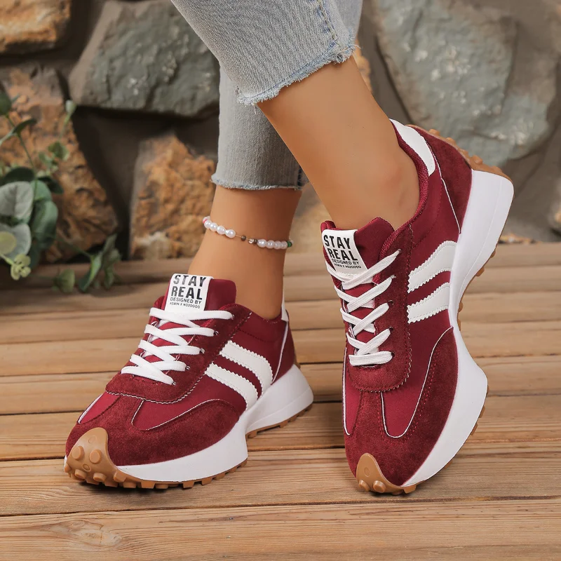 

Classic Luxury Women's Brand Runner Fashion Lightweight German Training Shoes Fashion Flat Shoes Comfortable Casual Sneakers