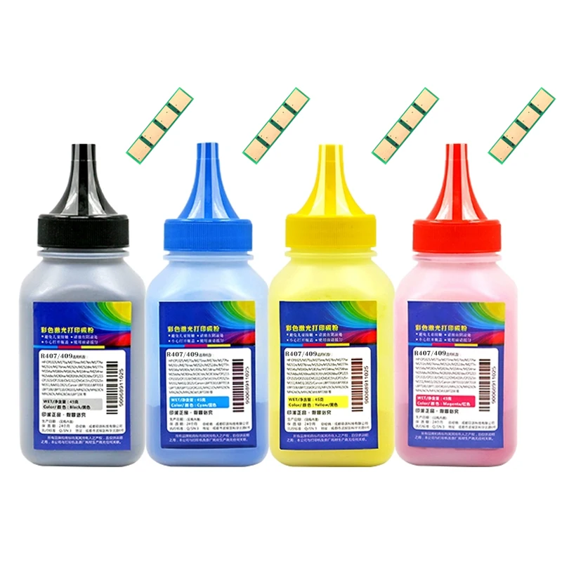 Poudre de Toner Europe R407 R409 CLT-R407 CLT-R409 avec puce pour Samsung CLP 310 315 320 321 325 326 CLX 3170 3175 3180 3185 3186