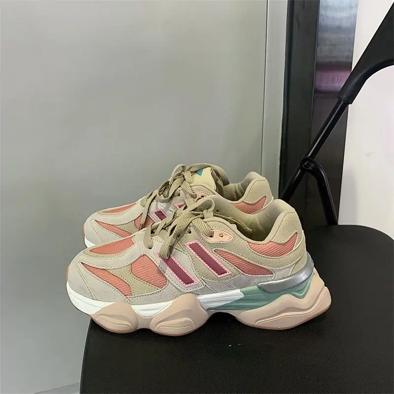 Papa Schoenen Chunky Sneakers Platform Ademend Air Mesh Winter Schoenen Voor Vrouw Gevulkaniseerd Sneakers Comfy Wandelschoenen Voor Vrouwen