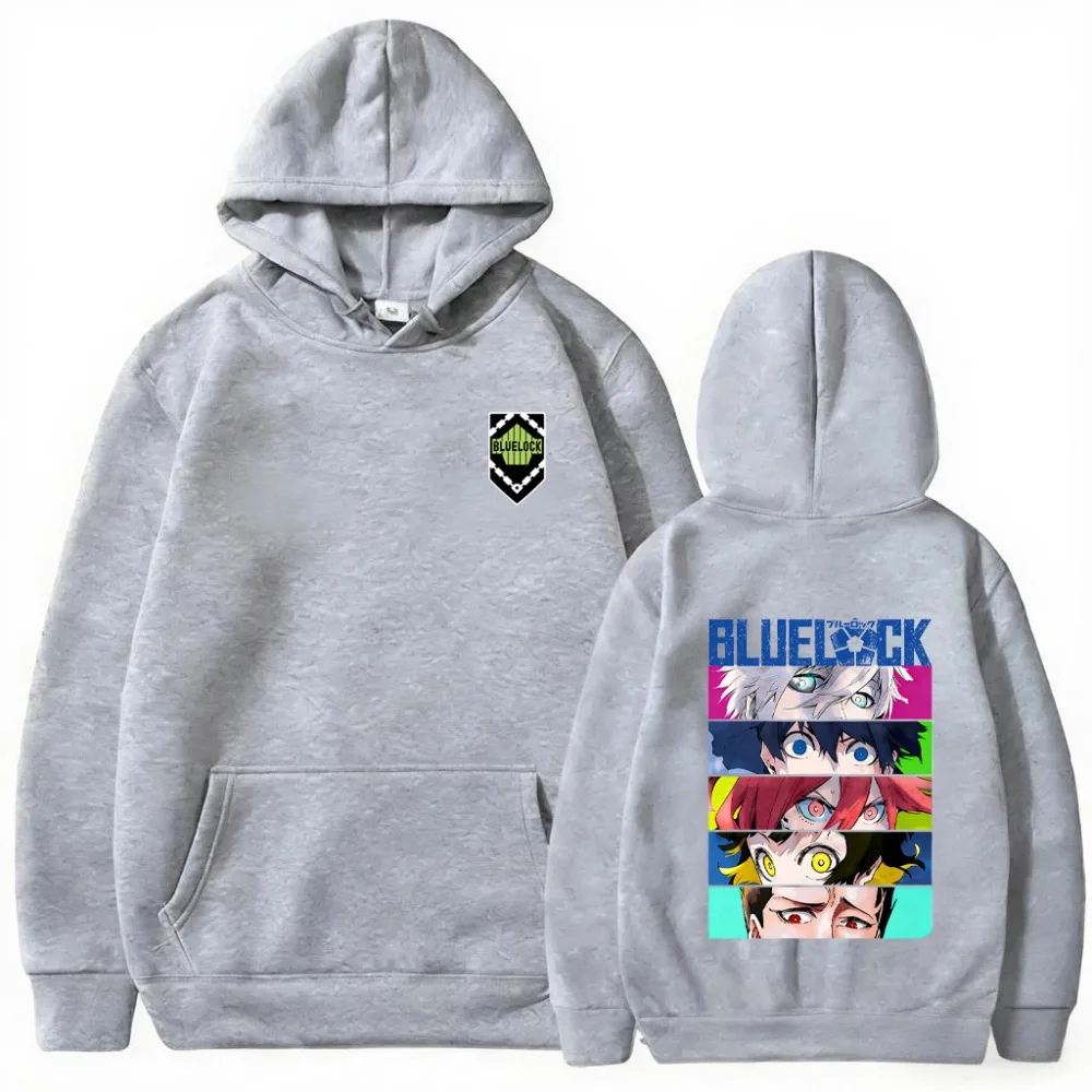 Sweat à capuche imprimé manga 2026 Anime Blue Lock Isagi Yoichi, pour hommes et femmes, streetwear automne et hiver, style Harajuku