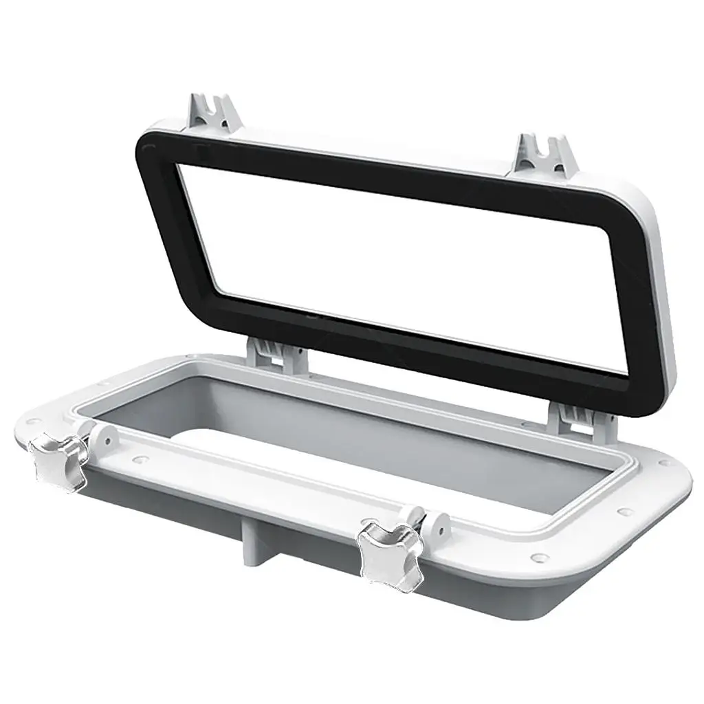 Rectangle Porthole Window Plastic Left Replacement Suitable for Boat Marine Yacht Ship