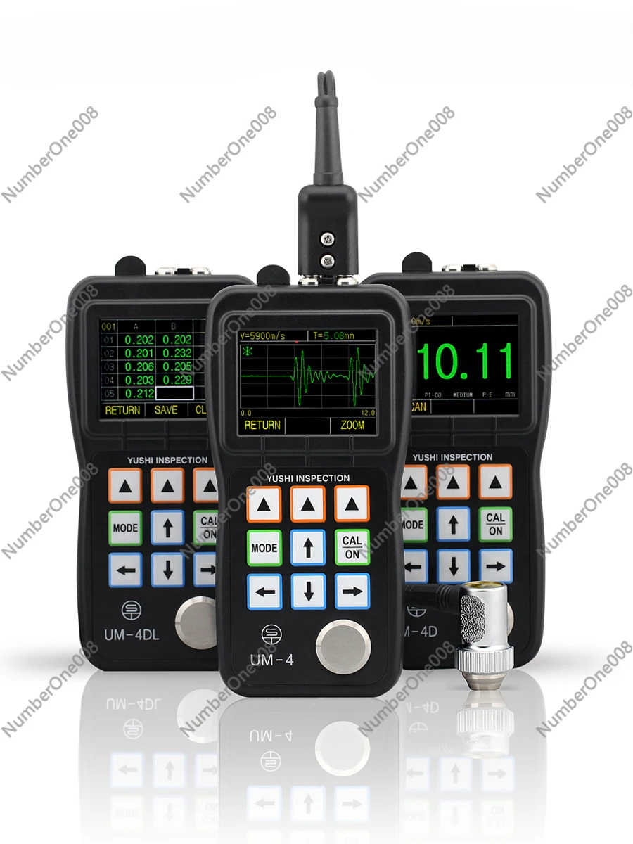 UM-4D Ultrasonic Thickness Gauge Accuracy 0.01 Steel Plate Thickness Gauge Corrosion Detection