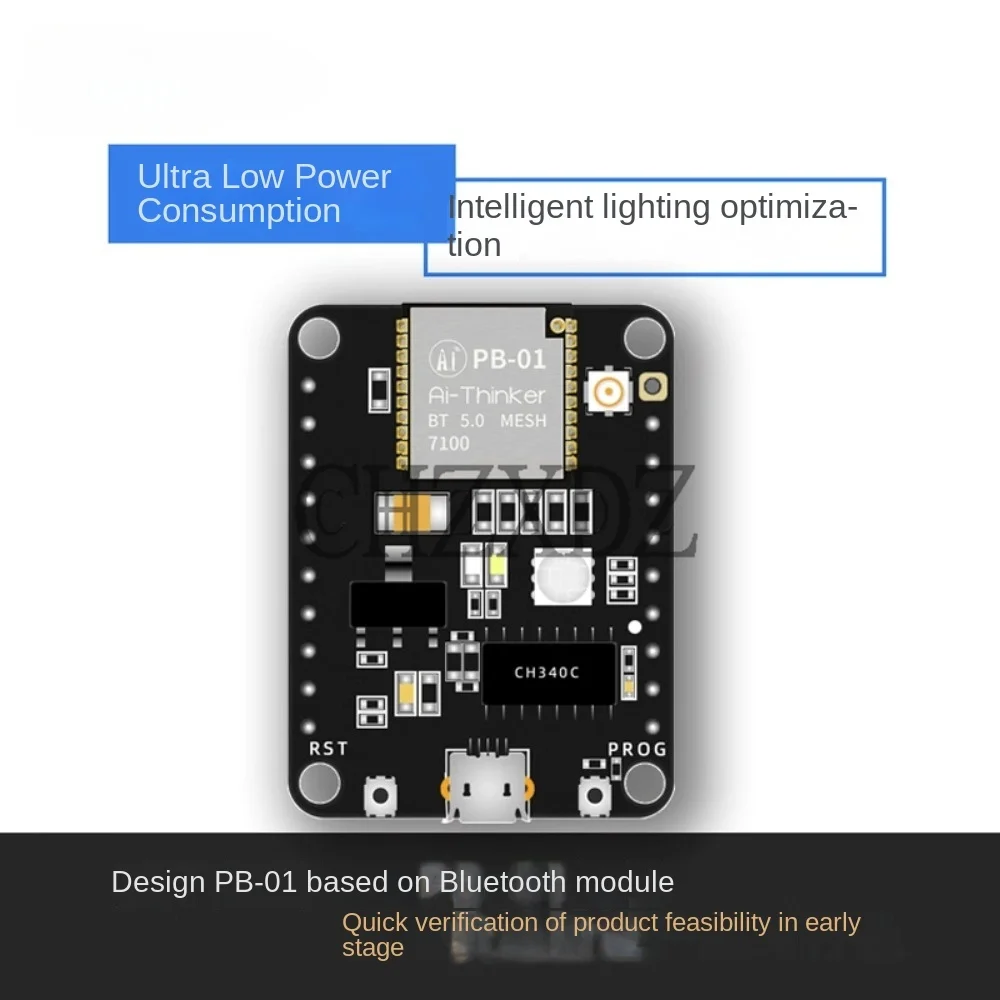 Bluetooth 5.0 Development Board Mesh Networking Is Used For Intelligent Lighting Direct Connection To Tmall Genie PB-01-Kit