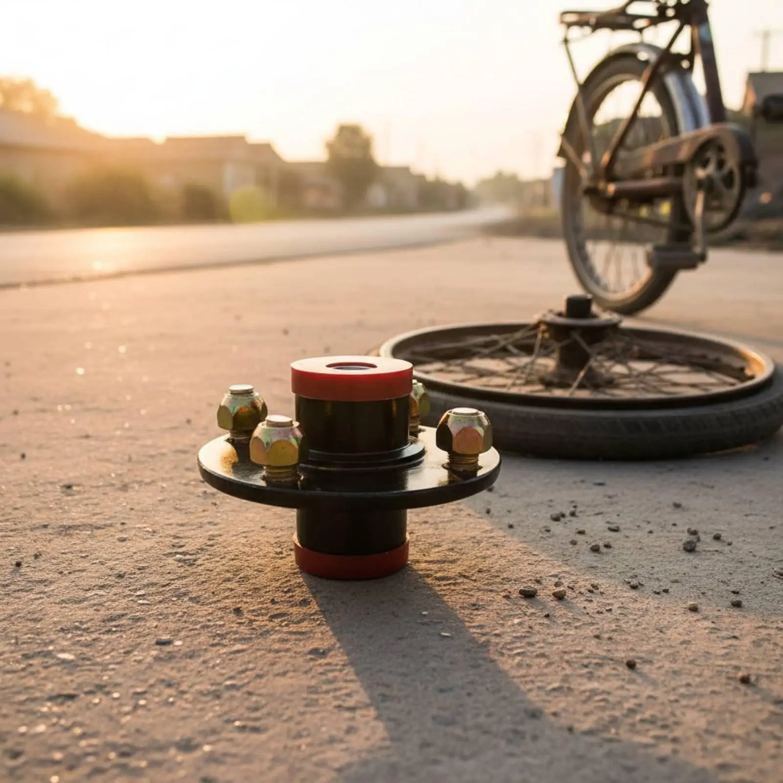 Anti Rust Electric Tricycle Hub with Thickened Construction for 3 Wheel Bike and Four Wheel Vehicle Support