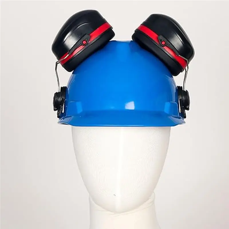 【CYBER MONDAY】Safety Hard Hat Buckle 2Pcs Hard Hat Attachment Earmuff Noise Reduction Angle Adjustable Rotatable For Constructio