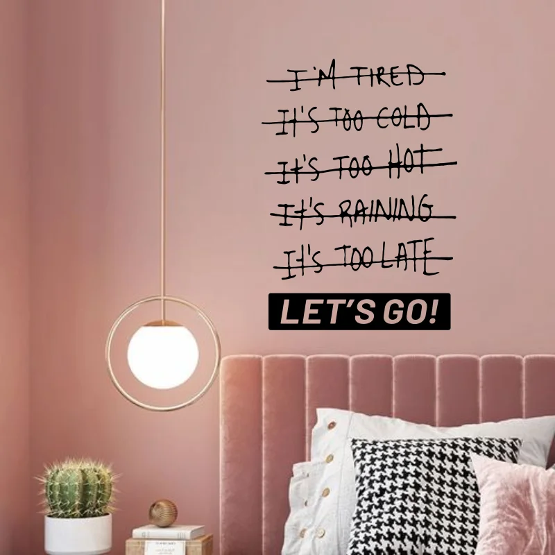 Motivational wall poster: 