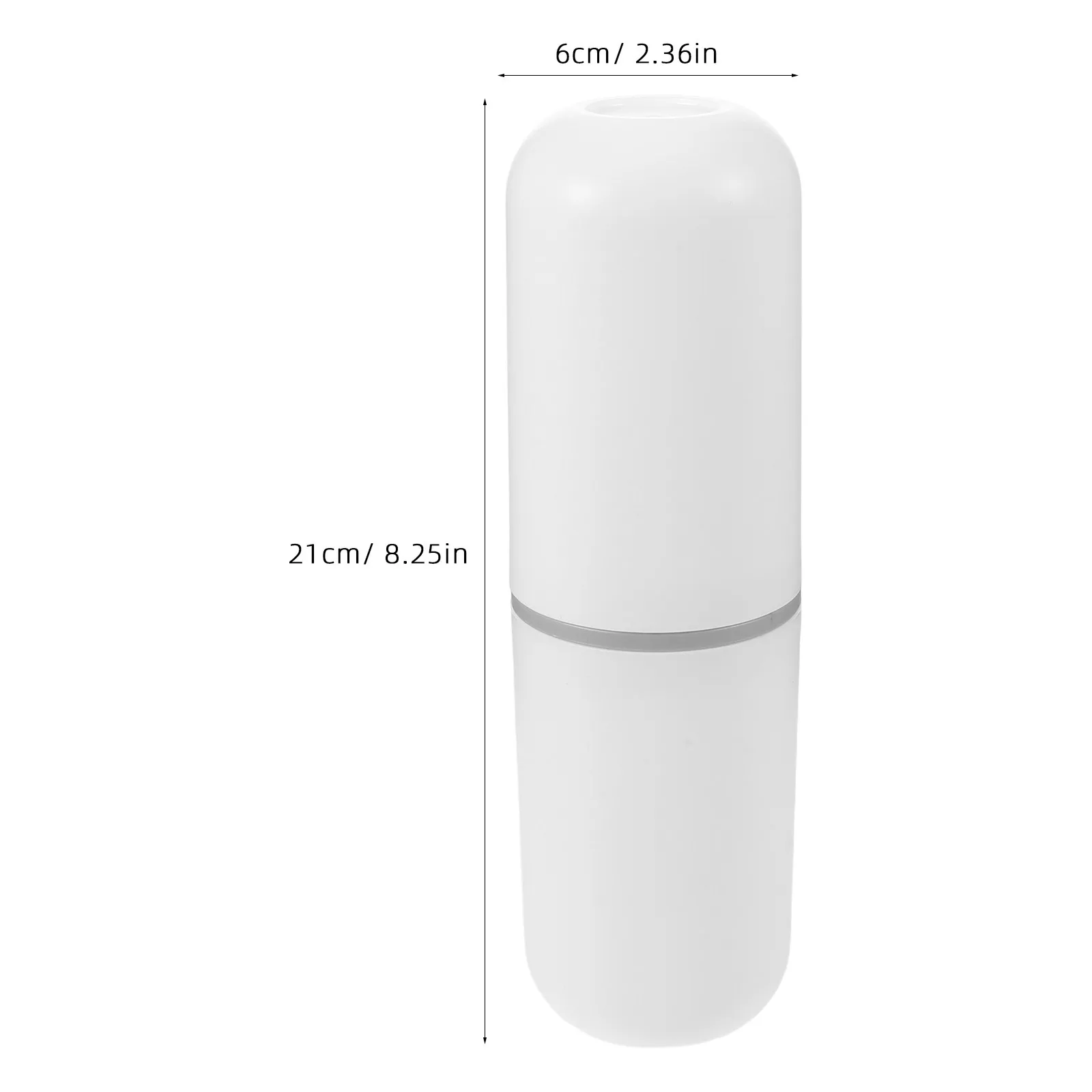 Portable Travel Toothbrush Case Dust Proof Storage Organizer Hanging Rope Leak Proof Toothpaste Container Camping School