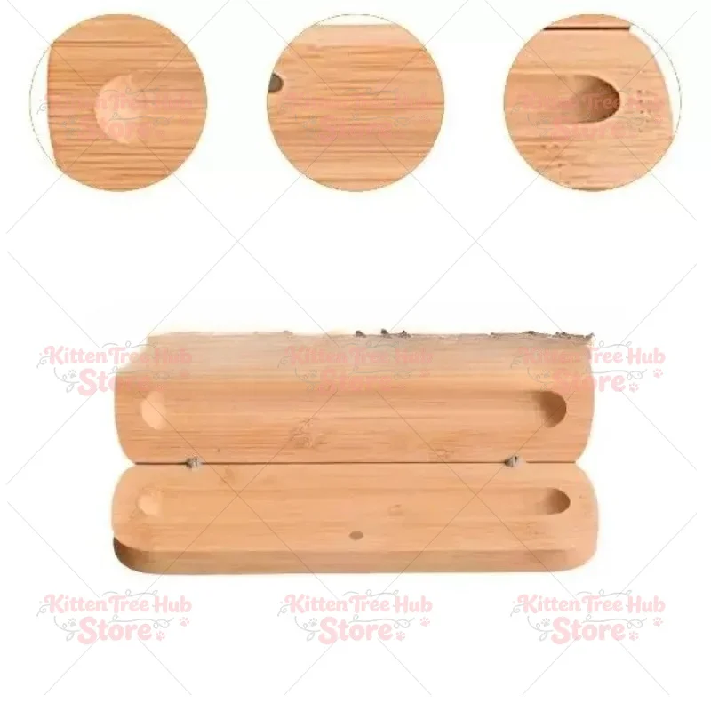 Wood Pen Box Organizing Protective Display Stand Polished Finish Portable Ballpoint Pen Supplies Organizer Wooden Pen Case
