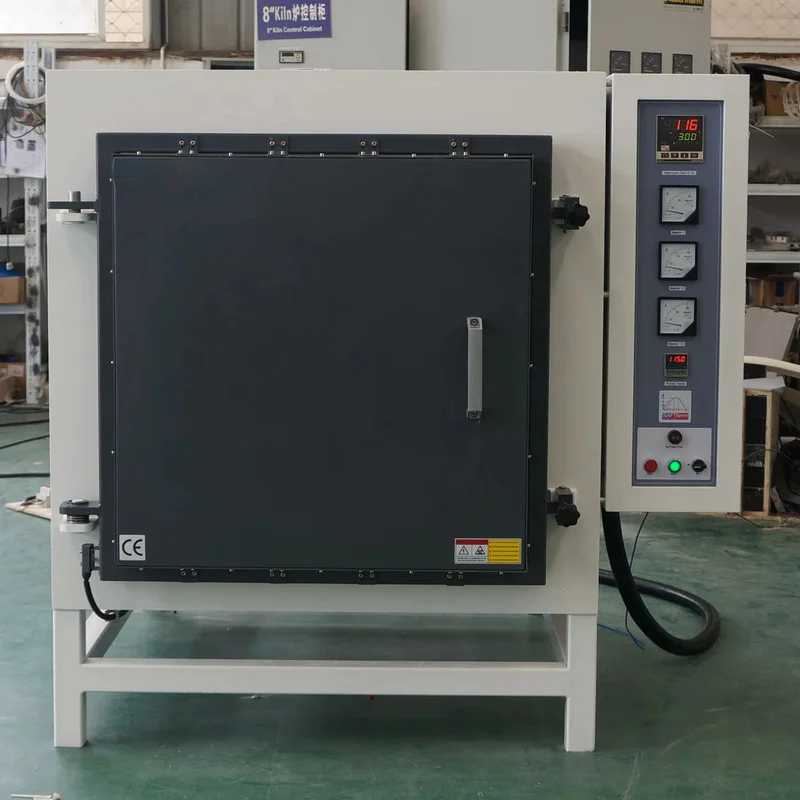 1400C 1200C High Temperature Heat Treatment Ceramic Kiln Anneag Laboratory Chamber Electric Muffle Furnace