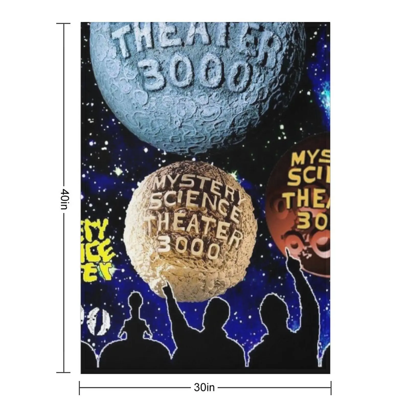 MST3K - Mystery Science Theater 3000 Logo Throw Blanket Blankets For Bed christmas gifts Sofa Quilt anime Blankets