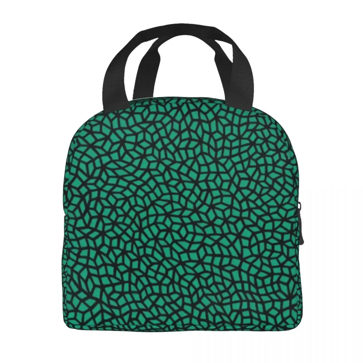 Infinity Green Yayoi Kusama Thermal Insulated Lunch Bag Women Japanese Art Prints Lunch Tote for School Multifunction Food Box