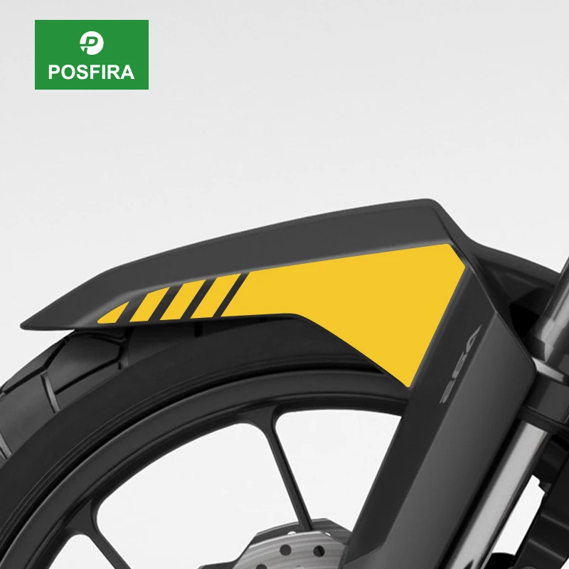POSFIRA Motorcycle Front Fender Stickers Vinyl Decal for Honda NX 500 NX500 2026 2025 2024 Mudguard Decoration Accessories