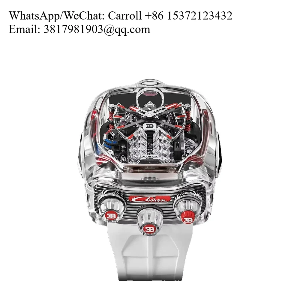 

JACOB Hot Selling Luxury Men's Automatic Mechanical Watches High Quality Factory Price Water Resistant Case Shape Rubber Band