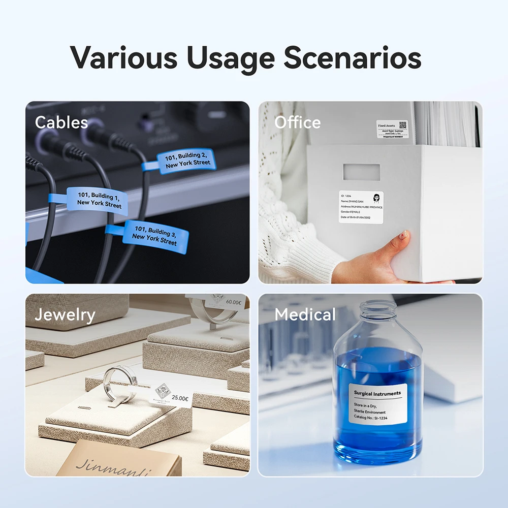 Niimbot M3 Thermal Transfer Label Printer DIY Barcode Price Tag Adhesive Sticker Label Maker for Jewelry Retail Perfume Business