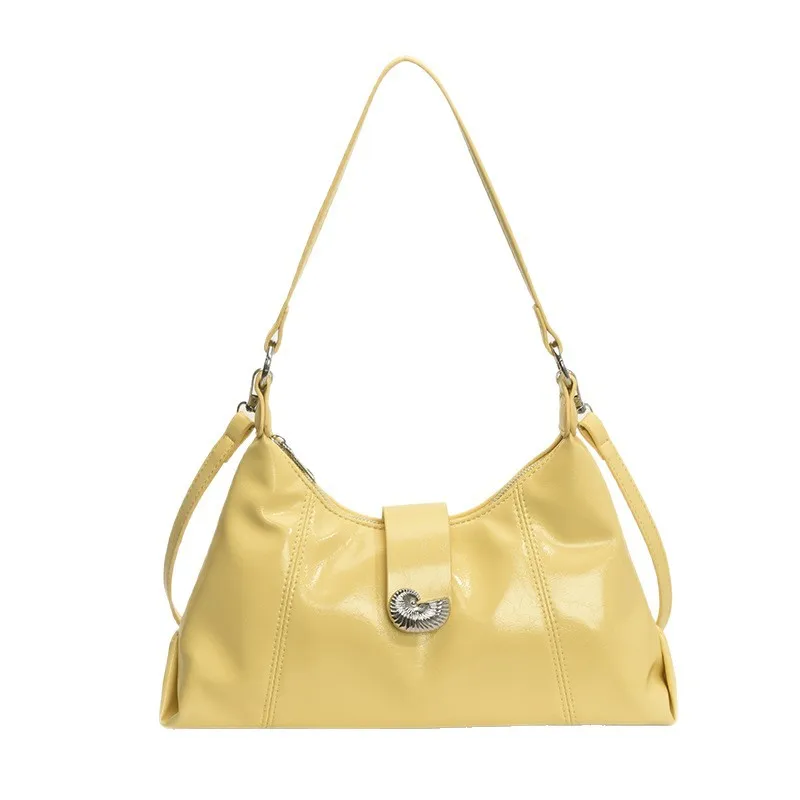 

2025 Korean Style Underarm Bag for Women Minimalist Shoulder Crossbody Purse Fashionable Handbag