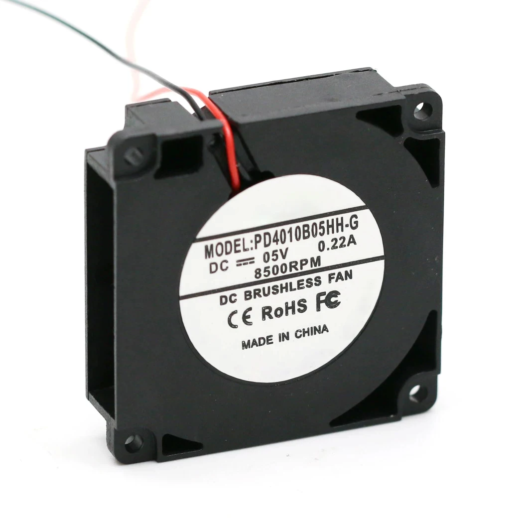 PD4010B05HH-G DC5V 0.22A 40x40x10 4010 Mini Cooling Fan 40mm Hydraulic Bearing Brushless Fan 2Pin High Air Flow Silent Fan For 3