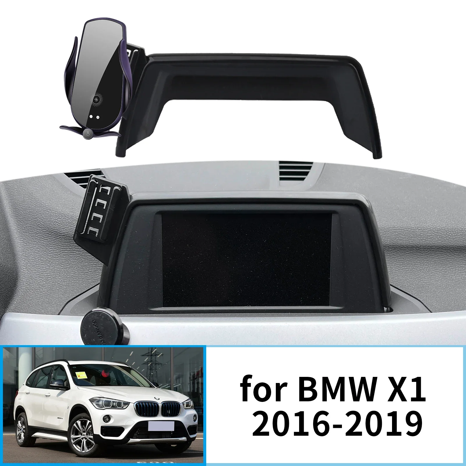 

Car Phone Holder for BMW X1 2016~2019 F48 (6.5in) Screen Navigation GPS Bracket Accessories Base