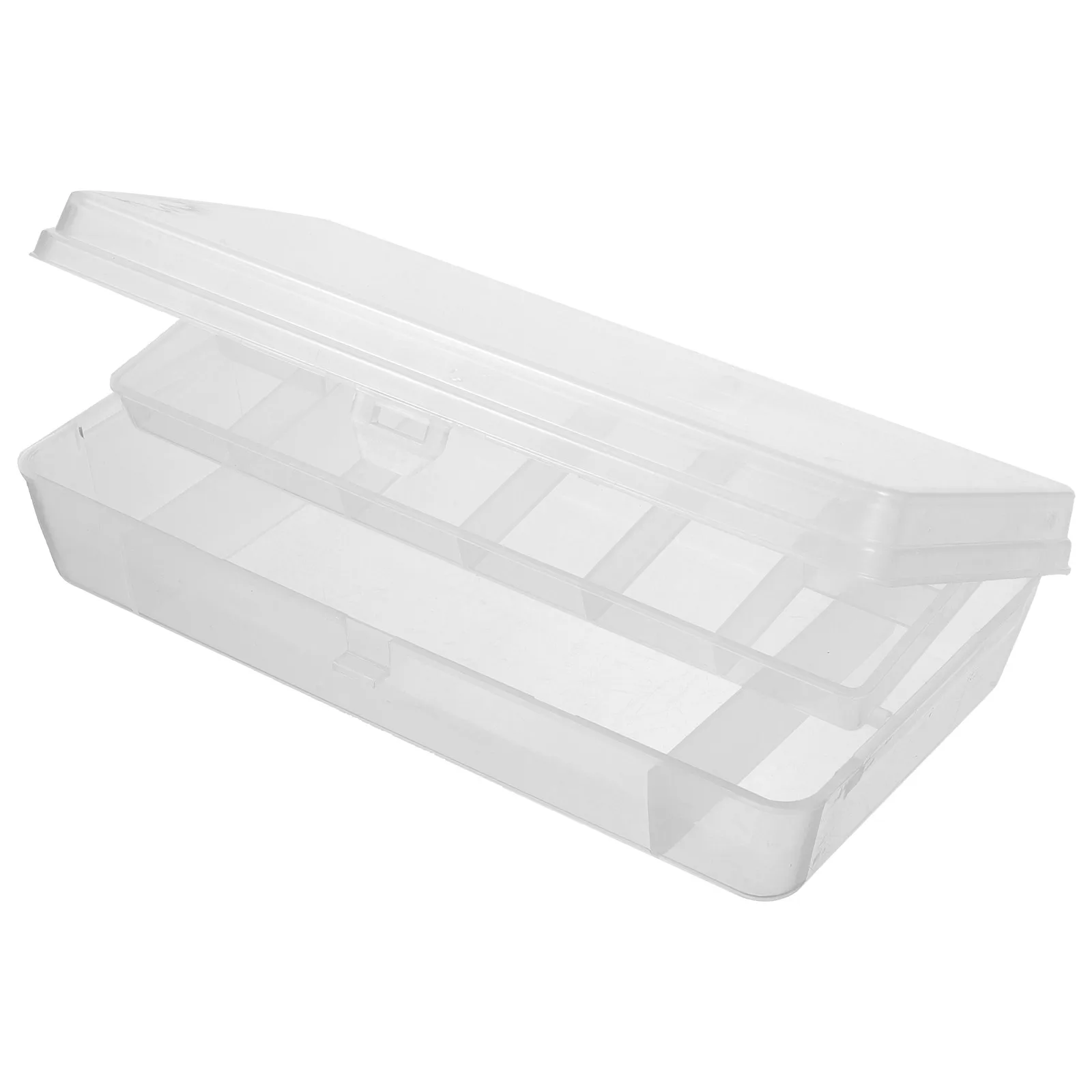 

Plastic Box 6# Double Layer Fishing Hooks Bait Organizer Tackle Boxes Fishing Accessories Storage Multiple Grids Plastic Storage