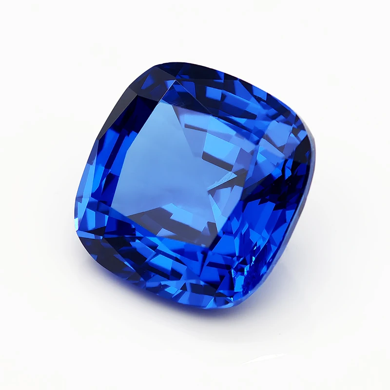 

НОВАЯ форма подушки, синяя лабораторная кобальтовая шпинель, свободный драгоценный камень, бриллиант для изготовления ювелирных изделий, изготовление сережек
