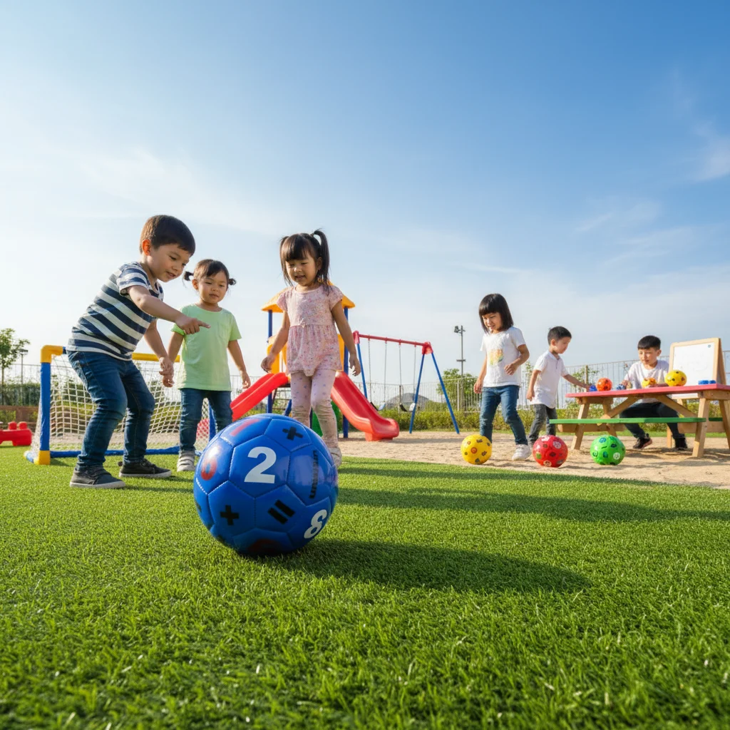 Lightweight 15cm Mini Football Preschool Small Children's Toy Football Bright Color PVC Soccer Outdoor Sports