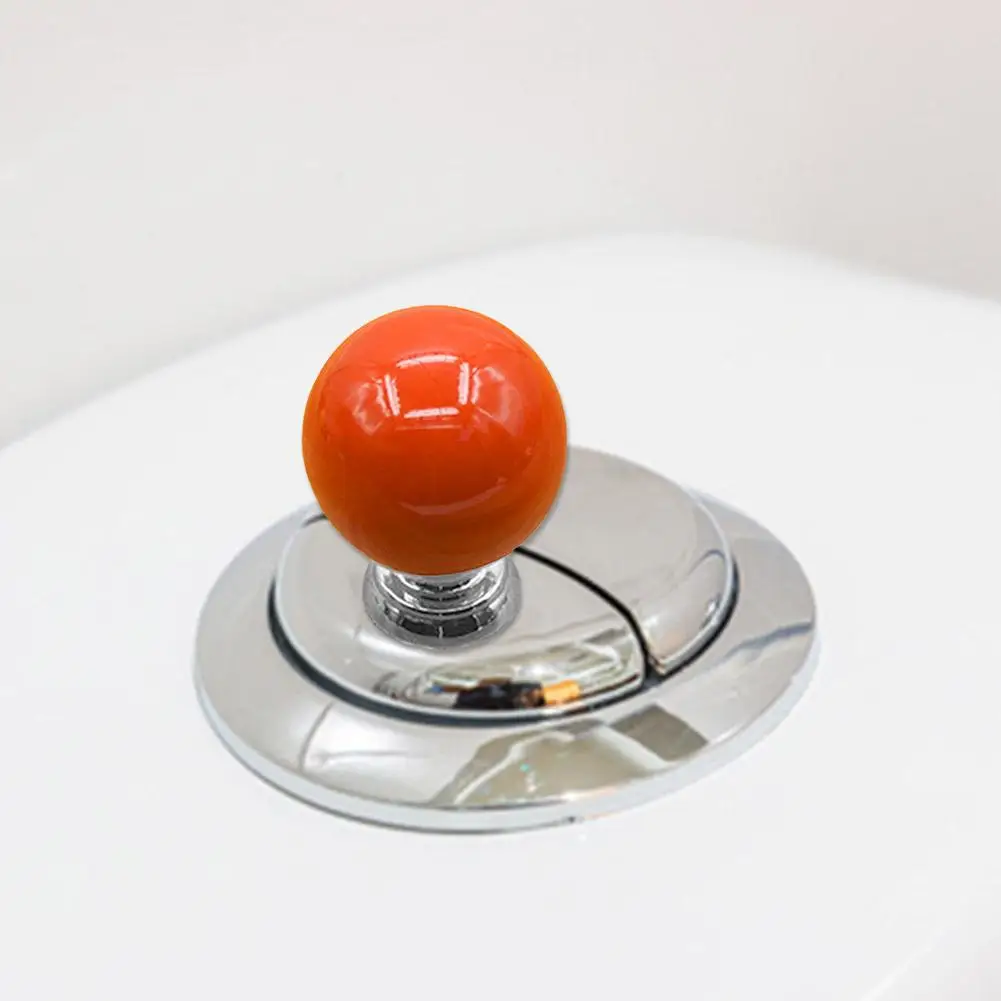 Circular Shaped Toilet Press Button Creative Toilet Tank Button Portable Plastics Button Push Switch Toilet Bathing Room Tools